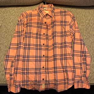 Hollister, small, coral and navy blue